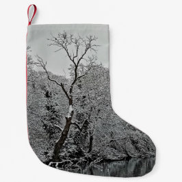 Calcetín Navideño Pequeño Árbol, en el agua