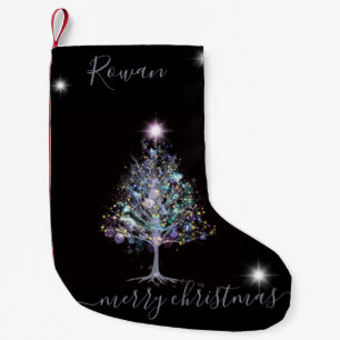 Calcetín Navideño Pequeño Árbol navideño navideño pastel