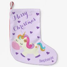 Arcoíris Unicornio Navidad Purpura Brillante