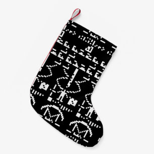 Calcetín Navideño Pequeño Arecibo Binary Message 1974