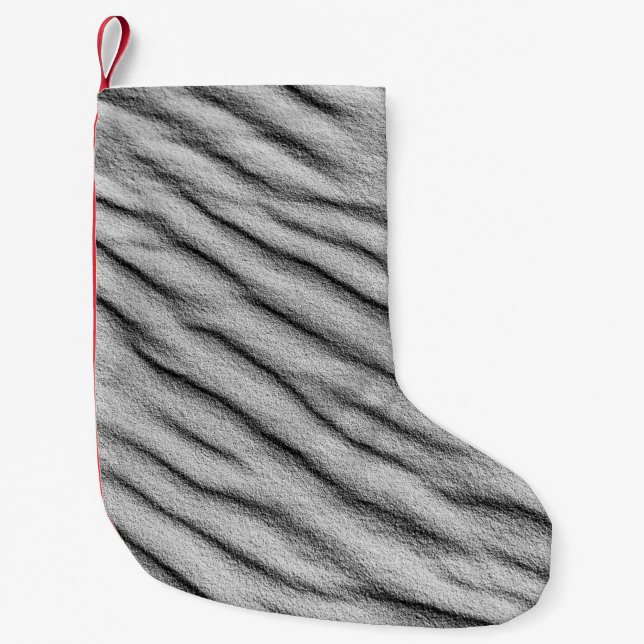 Calcetín Navideño Pequeño Arena gris (Anverso)