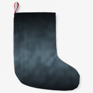 Calcetín Navideño Pequeño Arte de fondo gótico ombre gris acero