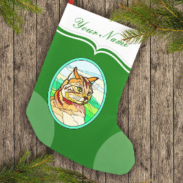 Calcetín Navideño Pequeño Aspecto de vidrio contenido Cat 1