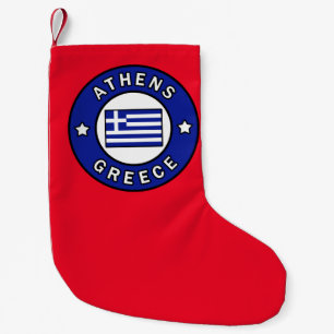 Calcetín Navideño Pequeño Atenas Grecia