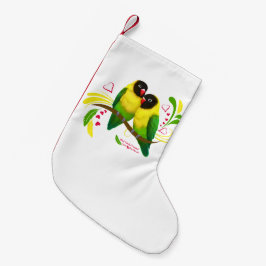 Calcetín Navideño Pequeño Aves de Carne Negra