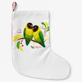 Calcetín Navideño Pequeño Aves de Carne Negra