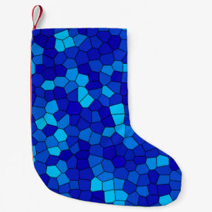 CALCETÍN NAVIDEÑO PEQUEÑO AZUL