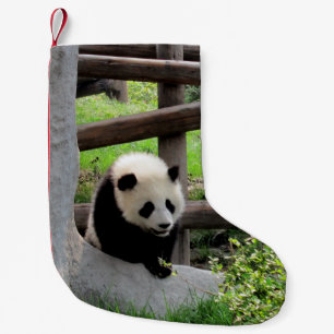 Calcetín Navideño Pequeño Baby Panda