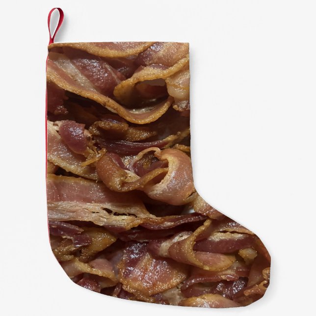 Calcetín Navideño Pequeño Bacon (Anverso)