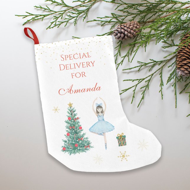 Calcetín Navideño Pequeño Bailarina (Subido por el creador)