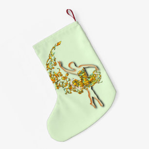 Calcetín Navideño Pequeño Ballerina