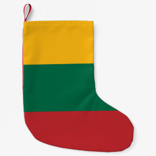 Calcetín Navideño Pequeño Bandera de Lituania