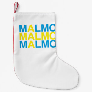 Calcetín Navideño Pequeño Bandera sueca MALMO