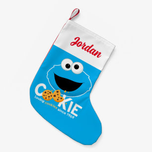 Calcetín Navideño Pequeño Barrio Sésamo Cookies amantes de la galleta