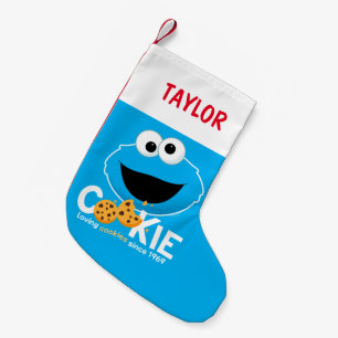 Calcetín Navideño Pequeño Barrio Sésamo Cookies amantes de la galleta