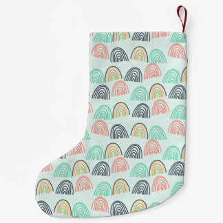 Calcetín Navideño Pequeño Barrios de lluvia y Unicornios