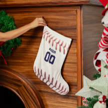 Baseball Look Personalizado Stocking