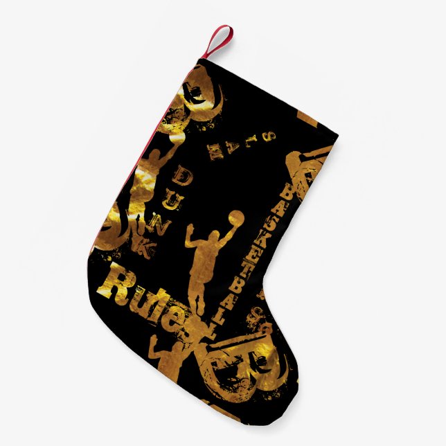 CALCETÍN NAVIDEÑO PEQUEÑO BASKETBALL (Frente (Colgado))