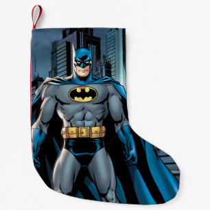 Calcetín Navideño Pequeño Batman Stands Up
