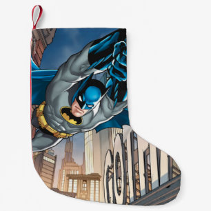 Calcetín Navideño Pequeño Batman Swings from Rope