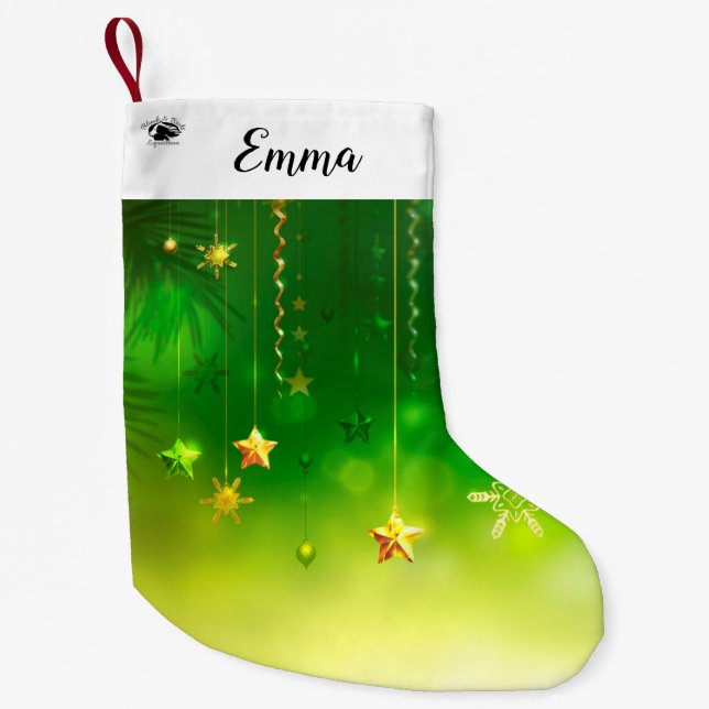 Calcetín Navideño Pequeño BBE Holiday Stocking - Personalizar/Personalizació (Anverso)
