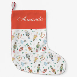Calcetín Navideño Pequeño Bebé Cascanueces