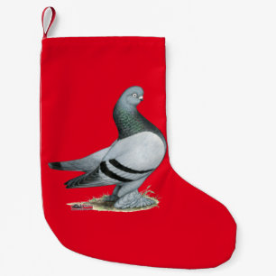 Calcetín Navideño Pequeño Berliner Tumbler Pigeon Blue Bar