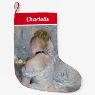 Calcetín Navideño Pequeño Berthe Morisot - Mujer en su retrete