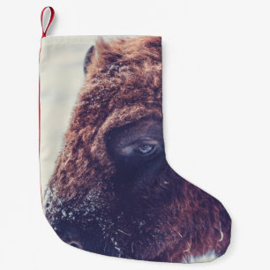 CALCETÍN NAVIDEÑO PEQUEÑO BISON EN EL INVIERNO