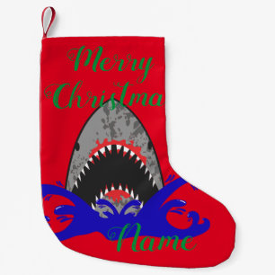 Calcetín Navideño Pequeño Bloody Shark Jaws Thunder_Cove