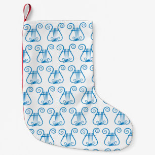 Calcetín Navideño Pequeño Blue Lyre