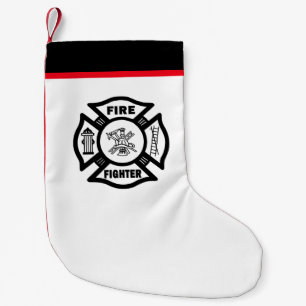 Calcetín Navideño Pequeño Bombero