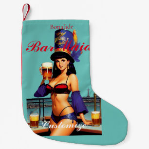 Calcetín Navideño Pequeño Bonafide Bar Maid Thunder_Cove