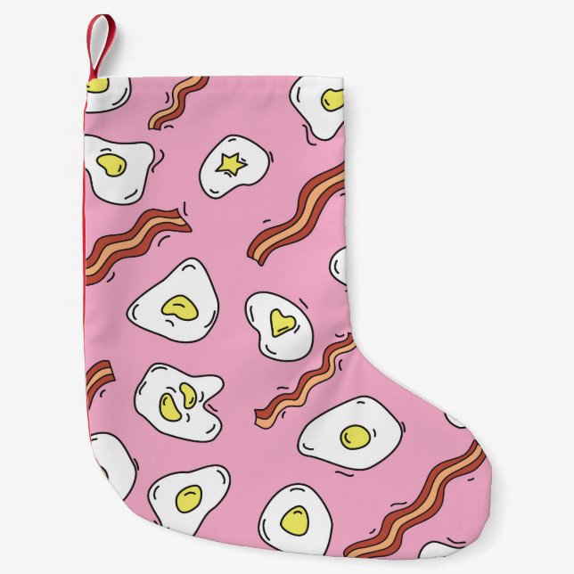 Calcetín Navideño Pequeño Bonanza para el desayuno: Personalizados Delights (Anverso)