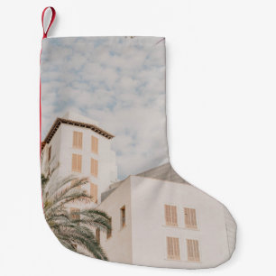 CALCETÍN NAVIDEÑO PEQUEÑO BONITOS EDIFICIOS DE LA CIUDAD VINTAGE