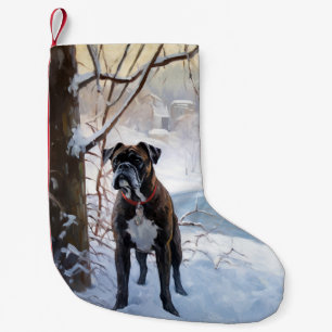 Calcetín Navideño Pequeño Boxer Let It Snow Navidades