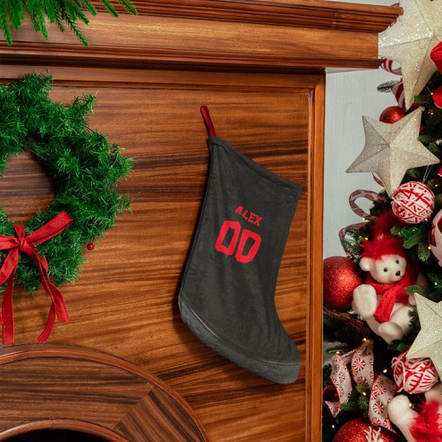 Calcetín Navideño Pequeño Broche de Hockey Personalizado (Subido por el creador)