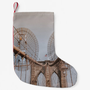 CALCETÍN NAVIDEÑO PEQUEÑO BROOKLYN BRIDGE NUEVA YORK