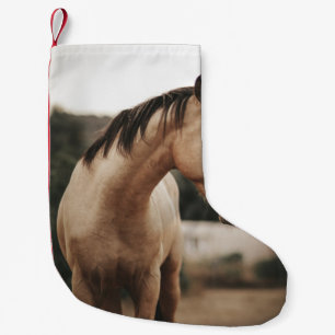 CALCETÍN NAVIDEÑO PEQUEÑO BROWN HORSE