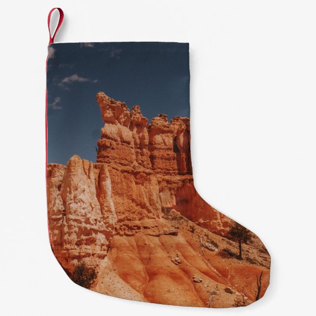 CALCETÍN NAVIDEÑO PEQUEÑO BROWN ROCKS (Anverso)