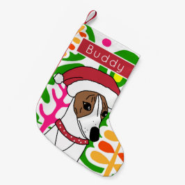 Calcetín Navideño Pequeño Buddy los Navidades blanquean a pequeños Navidades