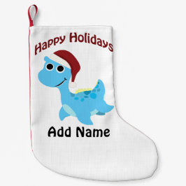 Calcetín Navideño Pequeño ¡Buenas fiestas! Nessie lindo