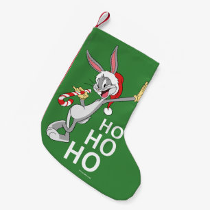 Calcetín Navideño Pequeño BUGS BUNNY™ Con Candy Cane