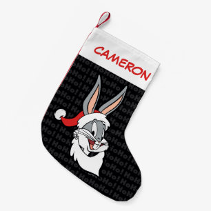 Calcetín Navideño Pequeño BUGS BUNNY™ Santa "Ho Ho Ho Ho!"