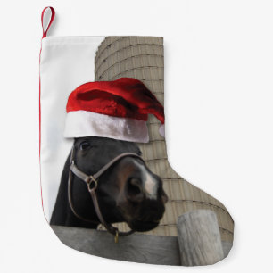 Calcetín Navideño Pequeño Caballo Navidades