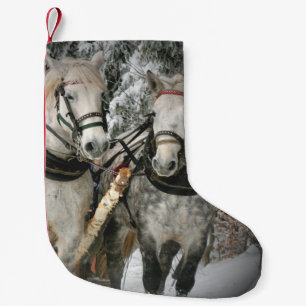 Calcetín Navideño Pequeño Caballos del navidad