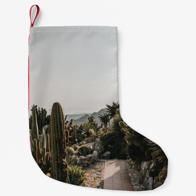 CALCETÍN NAVIDEÑO PEQUEÑO CACTI HILL (Anverso)
