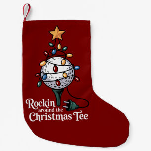 Calcetín Navideño Pequeño Camiseta Divertida de Navidad Bailando alrededor d