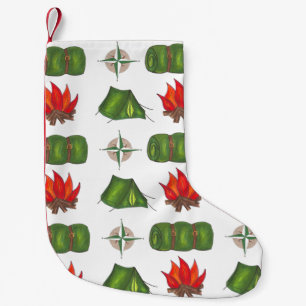 Calcetín Navideño Pequeño Camping Senderismo Fogata Cent Compass Sleeping Ba