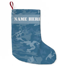 Camuflaje azul Personalizado Navidades Camo